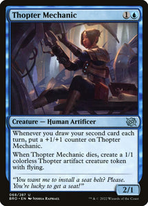 Thopter Mechanic 68 U The Brothers' War MTG - guardiangamingtcgs