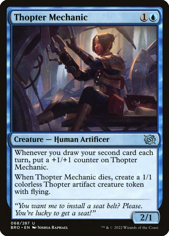 Thopter Mechanic 68 U The Brothers' War MTG - guardiangamingtcgs