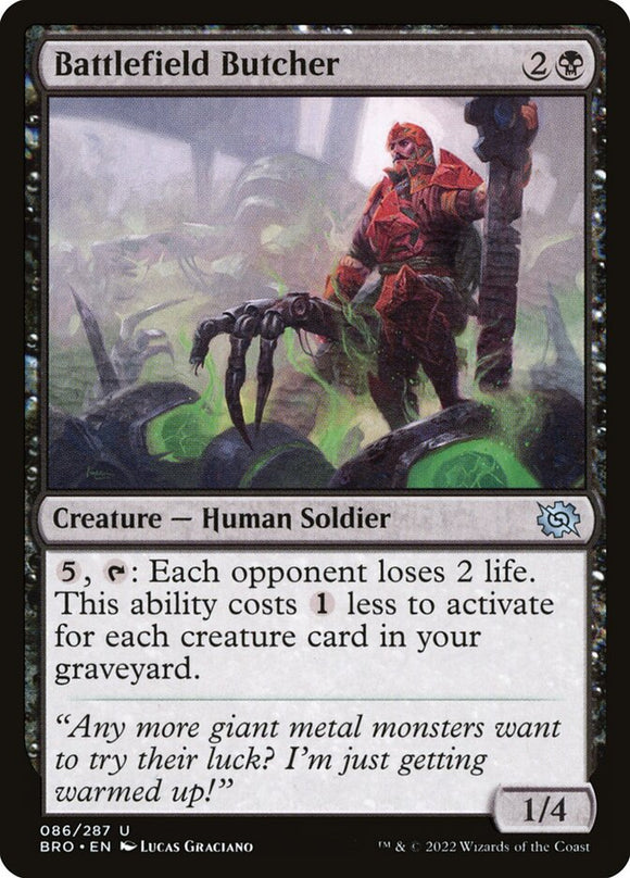 Battlefield Butcher 86 U The Brothers' War MTG - guardiangamingtcgs