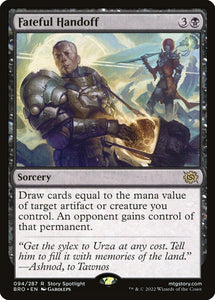 Fateful Handoff 94 R The Brothers' War MTG - guardiangamingtcgs