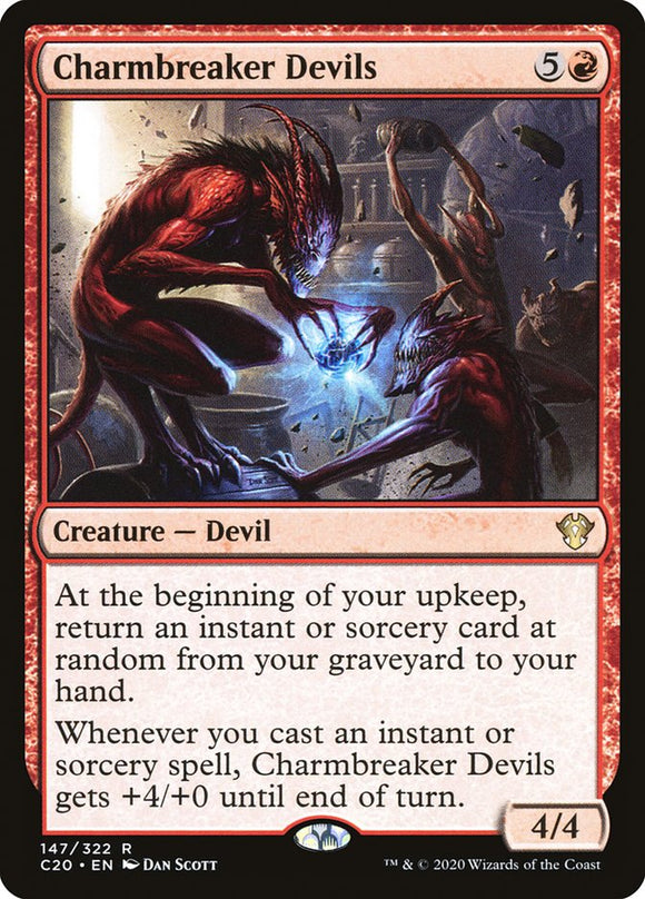 Charmbreaker Devils 147 R Commander 2020 MTG - guardiangamingtcgs