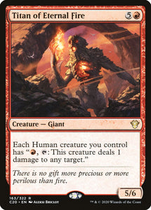 Titan of Eternal Fire 163 R Commander 2020 MTG - guardiangamingtcgs