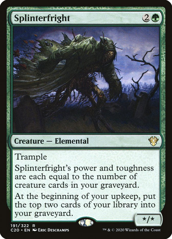 Splinterfright 191 R Commander 2020 MTG - guardiangamingtcgs