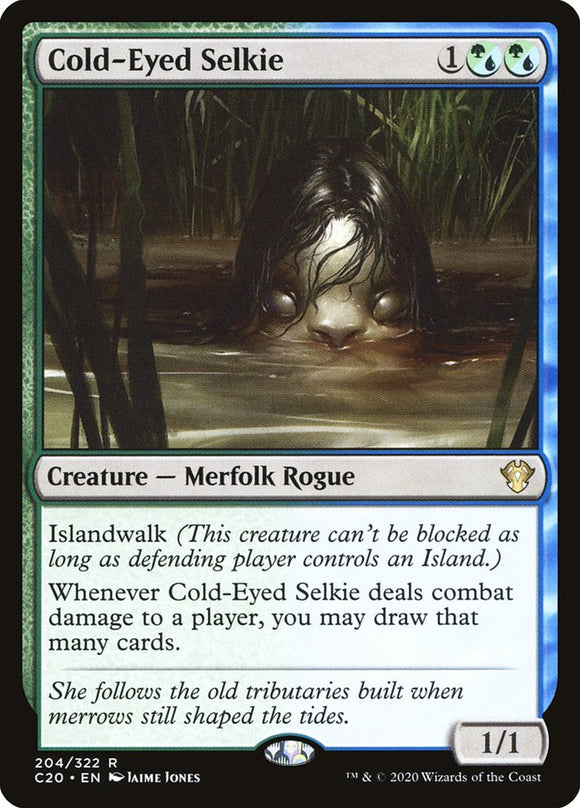Cold-Eyed Selkie 204 R Commander 2020 MTG - guardiangamingtcgs