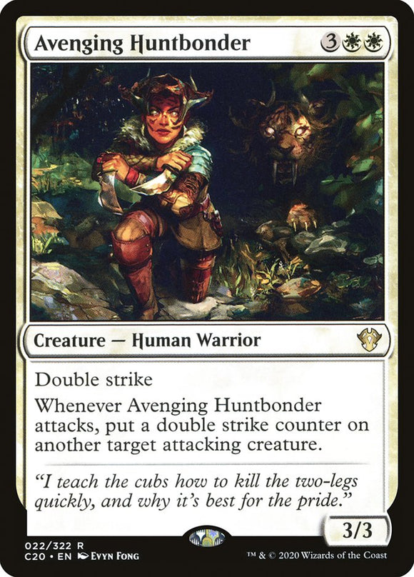 Avenging Huntbonder 22 R Commander 2020 MTG - guardiangamingtcgs