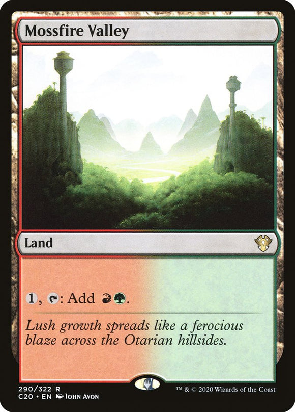 Mossfire Valley 290 R Commander 2020 MTG - guardiangamingtcgs