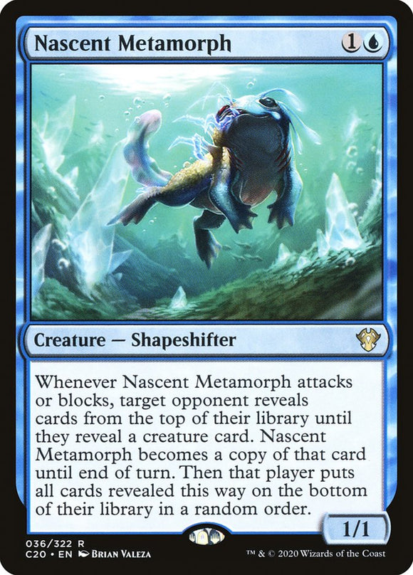 Nascent Metamorph 36 R Commander 2020 MTG - guardiangamingtcgs