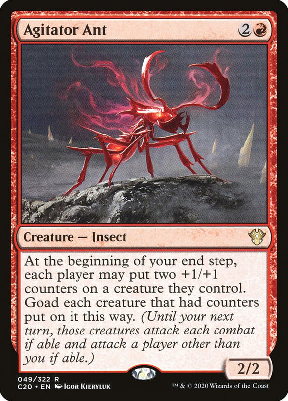 Agitator Ant 49 R Commander 2020 MTG - guardiangamingtcgs