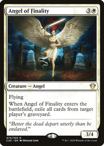 Angel of Finality 75 R Commander 2020 MTG - guardiangamingtcgs