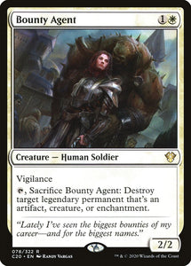 Bounty Agent 78 R Commander 2020 MTG - guardiangamingtcgs