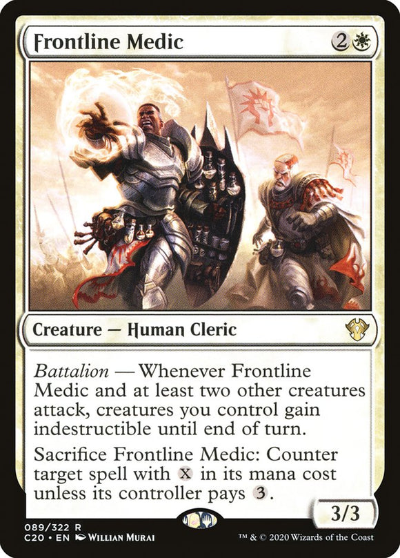 Frontline Medic 89 R Commander 2020 MTG - guardiangamingtcgs