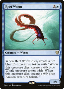 Reef Worm 127 R Commander 2021 MTG - guardiangamingtcgs