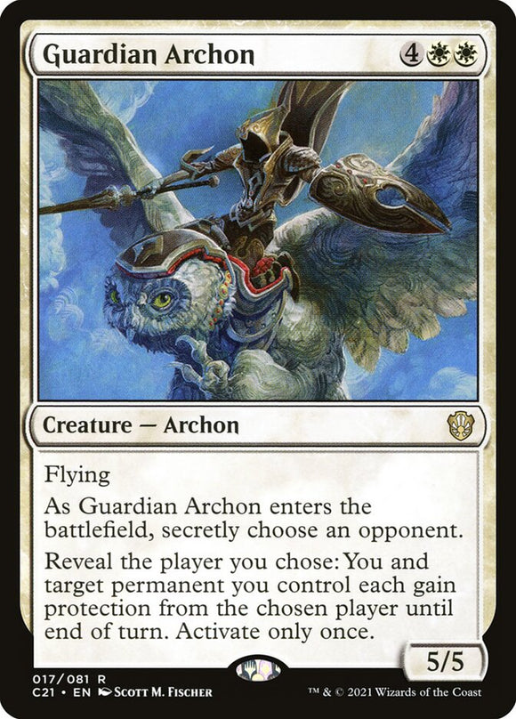 Guardian Archon 17 R Commander 2021 MTG - guardiangamingtcgs