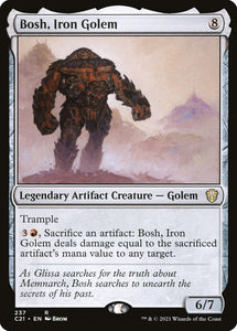 Bosh, Iron Golem 237 R Commander 2021 MTG - guardiangamingtcgs