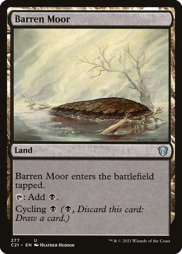 Barren Moor 277 U Commander 2021 MTG - guardiangamingtcgs