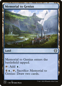 Memorial to Genius 301 U Commander 2021 MTG - guardiangamingtcgs