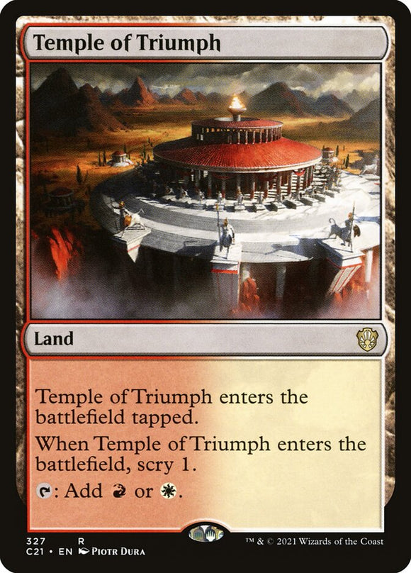 Temple of Triumph 256 R Core Set 2021 MTG - guardiangamingtcgs