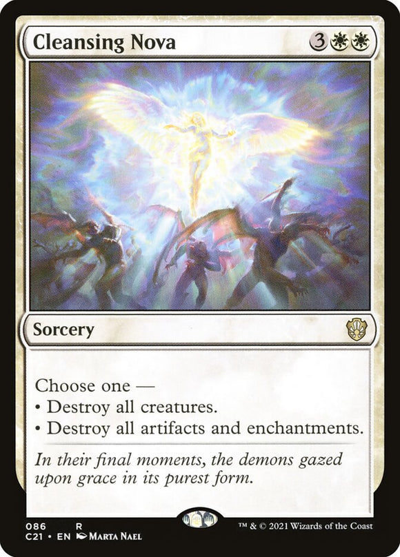 Cleansing Nova 86 R Commander 2021 MTG - guardiangamingtcgs