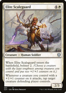 Elite Scaleguard 91 U Commander 2021 MTG - guardiangamingtcgs