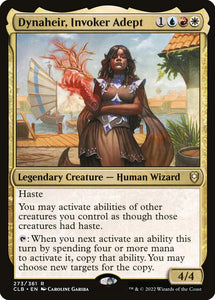 Dynaheir, Invoker Adept 273 R Commander Legends: Battle for Baldur's Gate MTG - guardiangamingtcgs