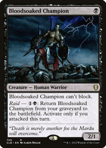 Bloodsoaked Champion 740 R Commander Legends: Battle for Baldur's Gate MTG - guardiangamingtcgs