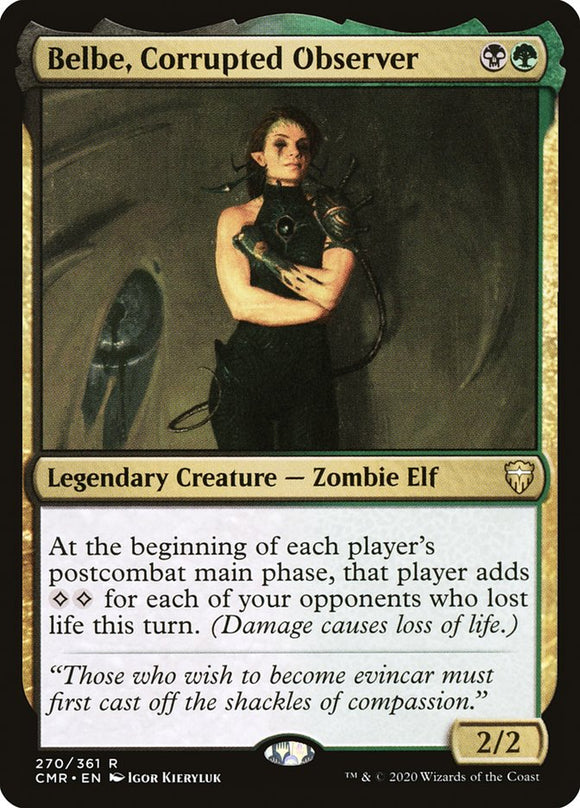 Belbe, Corrupted Observer 270 R Commander Legends MTG - guardiangamingtcgs