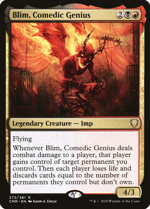 Blim, Comedic Genius 272 R Commander Legends MTG - guardiangamingtcgs