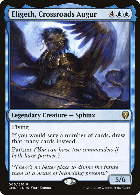 Eligeth, Crossroads Augur 66 R Commander Legends MTG - guardiangamingtcgs