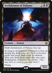 Archdemon of Paliano 39 R Conspiracy: Take the Crown MTG - guardiangamingtcgs