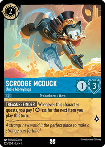 Scrooge McDuck - Uncle Moneybags 155/204 Uncommon Into the Inklands Disney Lorcana TCG - guardiangamingtcgs