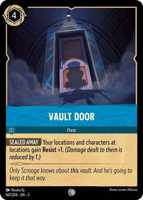 Vault Door 167/204 Common Into the Inklands Disney Lorcana TCG - guardiangamingtcgs