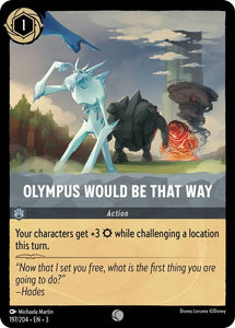 Olympus Would Be That Way 197/204 Common Into the Inklands Disney Lorcana TCG - guardiangamingtcgs