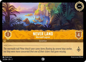 Never Land - Mermaid Lagoon 32/204 Common Into the Inklands Disney Lorcana TCG - guardiangamingtcgs