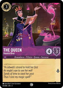 The Queen - Hateful Rival 57/204 Common Into the Inklands Disney Lorcana TCG - guardiangamingtcgs