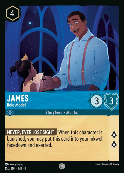 James - Role Model 150/204 Common Rise of the Floodborn Disney Lorcana TCG - guardiangamingtcgs