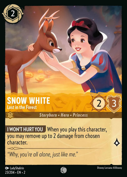 Snow White - Lost in the Forest 23/204 Common Rise of the Floodborn Disney Lorcana TCG - guardiangamingtcgs