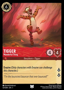 Tigger - Wonderful Thing 127/204 Uncommon The First Chapter Disney Lorcana TCG - guardiangamingtcgs