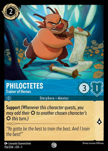 Philoctetes - Trainer of Heroes 156/204 Common The First Chapter Disney Lorcana TCG - guardiangamingtcgs