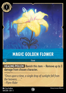 Magic Golden Flower 169/204 Common The First Chapter Disney Lorcana TCG - guardiangamingtcgs