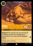 Simba - Protective Cub 20/204 Common The First Chapter Disney Lorcana TCG - guardiangamingtcgs