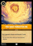 You Have Forgotten Me 31/204 Uncommon The First Chapter Disney Lorcana TCG - guardiangamingtcgs