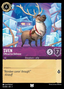 Sven - Official Ice Deliverer 55/204 Uncommon The First Chapter Disney Lorcana TCG - guardiangamingtcgs