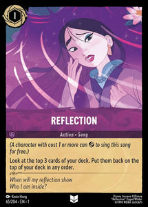 Reflection 65/204 Uncommon The First Chapter Disney Lorcana TCG - guardiangamingtcgs