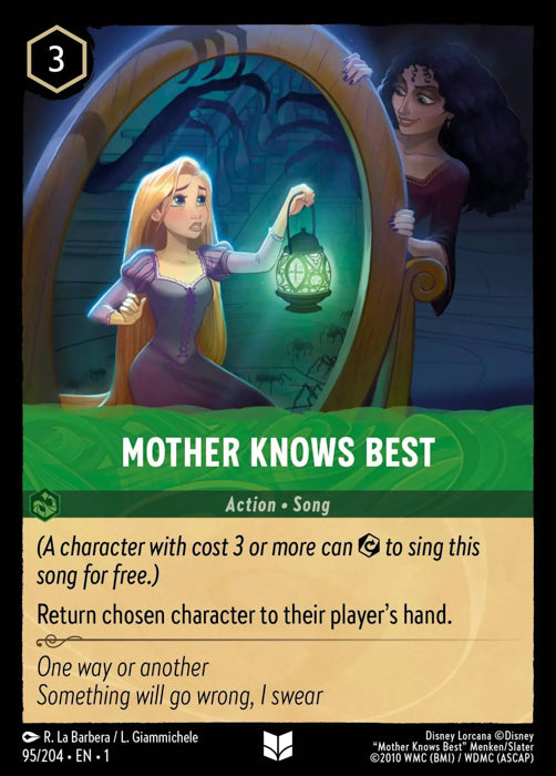 Mother Knows Best 95/204 Uncommon The First Chapter Disney Lorcana TCG - guardiangamingtcgs