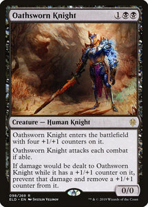 Oathsworn Knight 98 R Throne of Eldraine MTG - guardiangamingtcgs