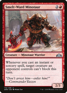 Smelt-Ward Minotaur 116 U Guilds of Ravnica MTG - guardiangamingtcgs