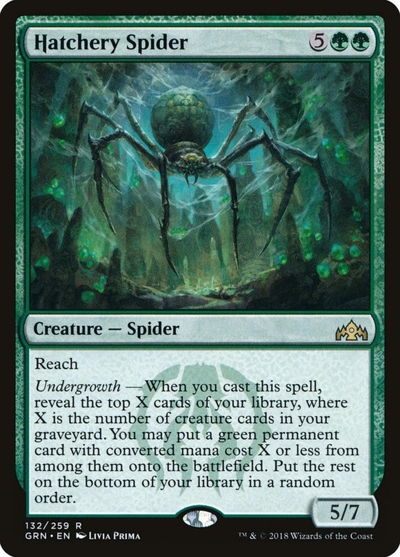 Hatchery Spider 132 R Guilds of Ravnica MTG - guardiangamingtcgs