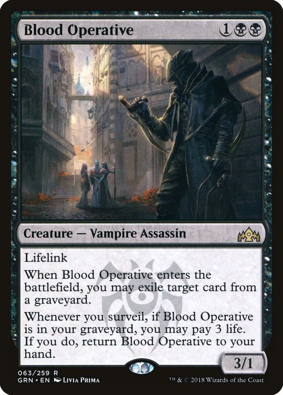 Blood Operative 63 R Guilds of Ravnica MTG - guardiangamingtcgs