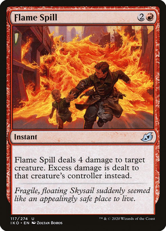 Flame Spill 117 U Ikoria: Lair of Behemoths MTG - guardiangamingtcgs