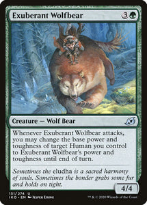 Exuberant Wolfbear 151 U Ikoria: Lair of Behemoths MTG - guardiangamingtcgs